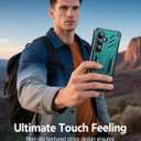 FNTCASE for Samsung Galaxy S26 Case: with [Built-in Screen Protector & Kickstand] [2 Front Frames] [Military-Grade Drop Protection] Heavy Duty Shockproof Rugged Case Full Body Protective Cover Green