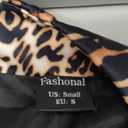 2-Piece Party Suit Vest for Men, Animal Print Waistcoat Vest & Bow Tie Small