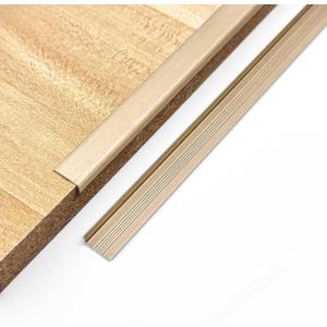 10-Pack 48 Inch Aluminum Tile Edge Trim – L-Shape Metal Tile Edging for Backsplash, Wall Corners, and Finishing – Square TileTrim (Gold, 48 Inch)
