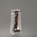 Beaded Phone Wrist Strap Bamboo Beaded Phone Lanyard Coconut Shell Beads Wrist Lanyard for Smartphone Charm Wristlet (Garnet Red)