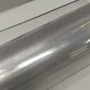 54 Inch x 3 ft Clear Vinyl Roll Sheet 40 Gauge Clear Plastic Roll Marine Vinyls Crystal Transparent Vinyl Sheeting for Window Boats Table Covering Greenhouse DIY Crafts Making Protective Film