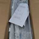 Delamu Large Over the Door Pantry Organizer, 6-Tier Metal Pantry Door Organization and Storage for Easy Install, Hanging Spice Rack Seasoning Shelves for Cabinet & Kitchen, D6.7xW17.5xH53.7 in, White