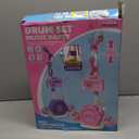 Kids Karaoke Microphone with Adjustable Stand  Bluetooth Kids Karaoke Machine with Lights, Voice Changer, & Recording Microphones for Singing, Christmas & Birthday Gifts for Girls, Boys -Purple