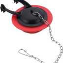THU500S 3 Inch Toilet Flapper, Red Flush Valve Seal Replacement Compatible with TOTO Toilets, Adjustable Flapper for CST400 Series, Replaces THU138S THU175S THU331S
