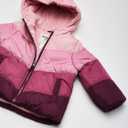 OSHKOSH B'GOSH Girls' Perfect Puffer Jacket (Pink, M)5-6, Pink Rainbow