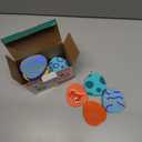 Aliex 4 in 1 Montessori Dinosaur Toys 12+ Months Boys Girls, Wooden Blocks Stacking Balance Toys Stick Color Sorting Egg Puzzles Matching Game,Preschool Education Learning Gift for Toddlers 1 2 3 4 (Large)