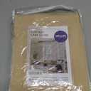 MIULEE Room Darkening Curtains Thermal Insulated Black Out Drapes Solid Window Treatment Long Grommet Light Blocking Blackout Curtain for Living Room Bedroom 2 Panels Set 52 x 84 inch Length Beige