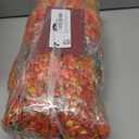 SHareconn 20 Bundles Artificial Fall Flowers for Outdoors Decoration, Fake Silk Daisy Realistic Faux Plants UV Resistant for Planter Home Porch Patio Autumn Indoor Outside Decor, Sunset Red Orange