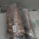 Shinnwa Dining Chair Cushions Set of 2, Dual-Layer Memory Foam Kitchen Chair Cushions, Patented Design Seat Pads with Ties, 16.5 x 16.5 x 3.5in, 2 Pack, Light Brown