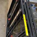 Amazon Basics Bed Frame with Storage, Foldable Metal Platform, Sturdy Steel, No Box Spring Needed, 18 Inches High, Tool-Free Setup, King Size, Black