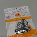 SWATOM Aluminum Carabiner Clip Snap Hook Keyring 1.5/1.9/2.2/2.4/2.8 Inch Carabiners Keychains Black(10P/20P)