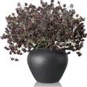 10 Pcs Artificial Soft Plum Sedum Berry Stem Fall Faux Berry Picks Branches Faux Spray for Home Halloween Thanksgiving Farmhouse Mantel Autumn Harvest DIY Decorations (16 Inch)