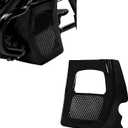 Gloss Black Chin Spoiler Fairing Radiator Cover Compatible for Harley Touring Street Road Glide FLHX FLTR 2017-2023