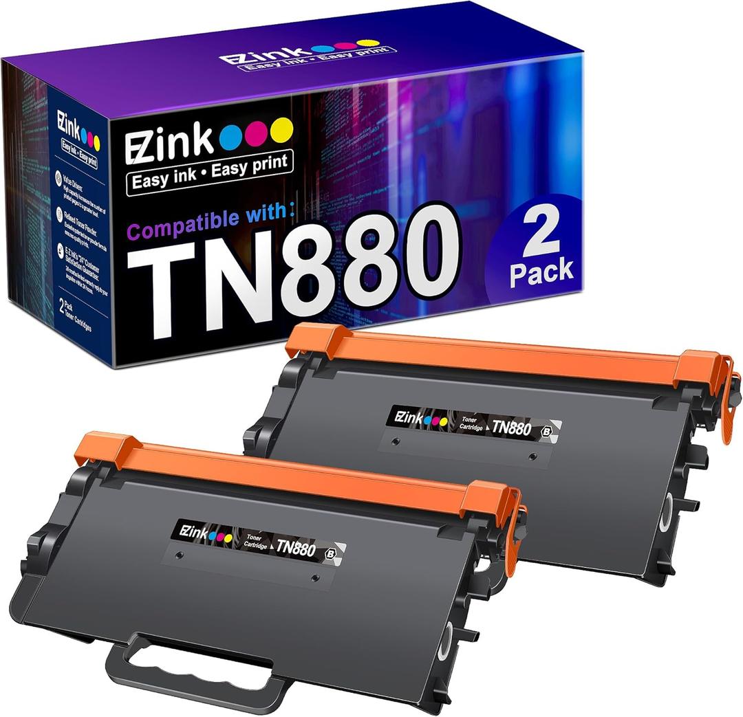 E-Z Ink Compatible Toner Cartridge Replacement for Brother TN880 Super High Yield Toner Cartridge TN 880 TN-880 MFC-L6900DW HL-L6200DW MFC-L6700DW MFC-L6800DW HL-L6200DWT HL-L6300DW2 Black