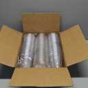 AOZITA 120 Sets - 16 oz Clear Plastic Cups with Lids, Disposable Cups With Straw Slot Lids for Cold Drinks, Milkshake, Smoothie, Iced Coffee and TO-GO Drinkings