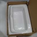 1 Pcs White Vintage Recessed Ceramic Soap Dish for Shower Wall, Space-Saving, Retro Ceramic Soap Holder, Self-draining Built-in Holder for Bathroom & Laundry Keep Dish Dry (Recessed)