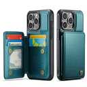 Vinich for iPhone Wallet Case with Card Holder, RFID Blocking Credit Slots Kickstand Shockproof Phone Cover for Women Men, Bluish Green