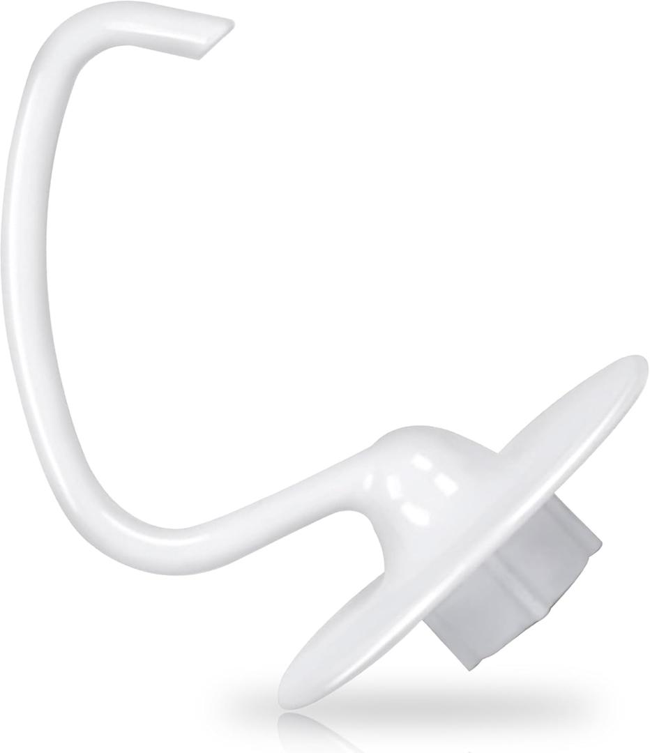 PartsBroz Kitchen Aid Dough Hook Attachment for Stand Mixer 4.5 Qt, 5 Qt for KitchenAid Dough Hook Attachment K45DH for Artisan Bread Kneading Model K45 KSM150 K45SS KSM95 KSM96 KSM90 KSM150PS K45SSWH