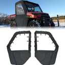 QYMOTO Polaris Ranger XP 1000 Doors,Soft Full Side Doors Compatible with Polaris Ranger 1000 Doors 2017-2026 Cab Enclosure with Heavy Duty Zipper Open Window, Stop Cold, Rain,Dust and Debris Outdoor
