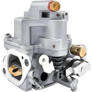 Carburetor Assembly 68T-14301-11-00 for Yamaha Outboard 4-Stroke 6HP 8HP 9.9HP F6 F8 F9.9M T8, Replaces 68T-14301-10 68T-14301-20, Fixes Hard Starting Rough Idle
