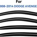 Window Visors Rain Guards Shield for 2008-2014 Dodge Avenger, Out-Channel Window Vent Wind Deflectors Visors Shades for 08-14 Dodge Avenger