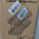 2-Tier Kitchen Cabinet Pull Out Shelf and Drawer Organizer Slide Out Pantry Storaqe Basket in Multiple Sizes (11" W x 18" D)