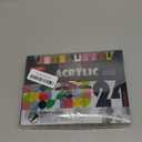 SFAIH Acrylic Creative Markers - 3mm Replaceable Nibs 24 Colors, Large Ink Capacity, High Coverage, Non-Bleeding Water-Based Ink, Drawing Markers for Art Supplies, Wood, Fabric, Rock, DIY Easter Craft