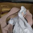 Betsey Johnson Women's Nobble Bow D'Orsay Heels (6.5, Champagne)