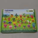 24 Pack Flowers Succulent Party Favors for Kids Building Set - 1012pcs Botanical Bonsai 3.6mm Mini Building Blocks Toy for Easter Basket Fillers Classroom Prize Stocking Stuffer Gift for Girl Boy 6+