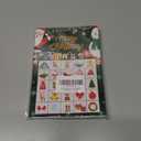 2 x Zodvery Christmas Bingo Cards, Christmas Bingo Game, for New Year Christmas Party Games Favors Supplies, Group Game - 24 Players/ 11shengdan