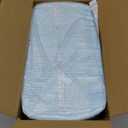 Amazon Basics Absorbent Puppy Pads for Potty Training and Incontinence, 5-Layer Leak-Proof Design, Quick-Dry Surface, Regular Size, 22 x 22 Inch, Scented, Pack of 100, Blue & White
