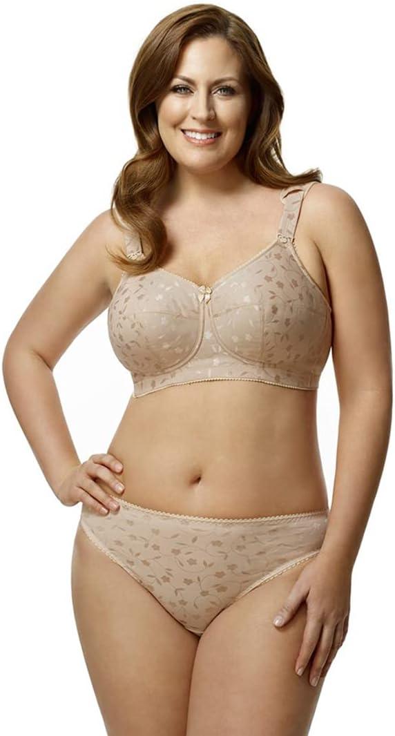 Jacquard Full Coverage Full Support Softcup Bra 1305 (34N, Beige)