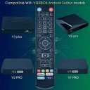 Replacement Voice Remote for vSeeBox V3 Pro,Control Compatible with V5 Pro / V3 Plus/V3/ V2 /V1 Max/Elite/Max