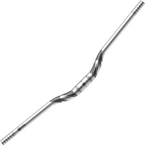 FIFTY-FIFTY Mountain Bike Riser Handlebar, Aluminum Alloy Bicycle Riser Handlebar, 35mm Diameter, 800mm Wide MTB Bar (Silver, 38mm Rise)