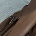 seyfocnia Convertible Travel Garment Bag,Carry on Garment Duffel Bag for Men Women - 2 in 1 Hanging Suitcase Suit Business Travel Bag (Brown-2pockets-Leather)