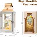 Memorial Gift for Loss of Sister Memorial Lantern Sympathy, Remembrance,Bereavement Gifts for Loss of Sister with LED Candle