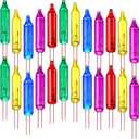 140 Pcs 3.5v Christmas Mini Light Bulbs Xmas Holiday Incandescent Wire String Lights Clear Replacement Bulbs for Christmas Tree Xmas Thanksgiving Indoor Outdoor Decor (Colorful)