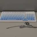 AULA S99 Gaming Keyboard, Wireless Computer Keyboards, Tri-Mode Bluetooth Creamy Custom Keyboard with Number Pad, RGB Backlit Media Knob Cute Programmable Keyboard for PC Gamer - Gradient Blue