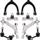 TRQ Front Suspension Kit Ball Joint Control Arm Control Arm with Ball Joint Sway Bar Stabilizer Link Compatible with 2006 Lexus GS300 2007-2011 GS350 2006-2015 IS250 2016-2022 IS300 2011-2021 IS350