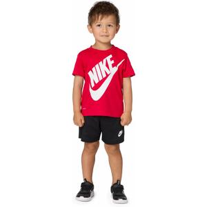 Nike Boys' Dri-FIT Sportswear T-Shirt  (Black/University Red), 4T