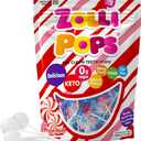 Zollipops Clean Teeth Pops Sugar Free Candy`, Dye-Free Lollipops - Keto & Diabetic-Friendly, Dentist-Approved Treats for Kids (Peppermint 5.2 oz) BB 04/28