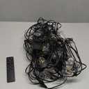 Brightever 120FT LED Outdoor String Lights with Remote, Patio Lights Outdoor Waterproof with 36+2 Shatterproof ST38 LED Bulbs, Dimmable Outside Hanging Light for Porch, Garden, Backyard, Cafe, 2700K (120FT-Warm White, Black)