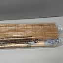 LazBlinds No Drill Bamboo Roman Shades, 29" W × 64" H, Ceylon Light Russet