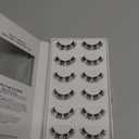 FlutterHabit Water Lily Lash Clusters for Women, Salon Quality At Home Eyelashes Extension Kit, 6 Lash Sets, No Lash Glue Included