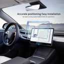 Ailun Glass Screen Protector for Tesla Model Y Juniper 2025 / Model 3 2024 Highland Center Console Dashboard Touchscreen [15.4 Inch] with Auto Alignment Tool + Armrest Box Screen Protector [8 Inch]