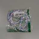 for iPhone Charging Cable Girls 3.3FT [MFi Certified] Fast Charger Cord Cute Pearl Beaded Phone Charger Cord USB Charging Cable for iPhone 14 13 12 11 Pro Max 8 7 6 Plus for iPad Pro/Air