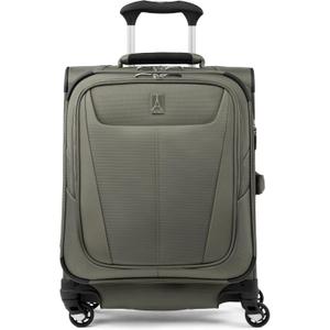 Travelpro Maxlite 5 Softside Expandable Luggage with 4 Spinner Wheels, Lightweight Suitcase, Men and Women, International, Slate Green, Carry-on 19-Inch