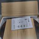 MaxSmeo Side Table, 3-Tier Small End Table, Modern Oval Night Stand Accent Table for Living Room, Bedroom, Rustic Brown