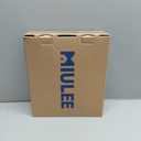 MIULEE Natural White Linen Curtains 84 Inch Long for Bedroom Living Room, Soft Thick Linen Textured Window Drapes Semi Sheer Light Filtering Rod Pocket Back Tab Neutral Farmhouse Cream Ivory 2 Panels