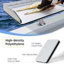 Bait Cutting Board Boat Table Bait Cutting Boards for Rod Holder Mount Bait Fillet Table for Fish Cleaning Station Boat Drink Bar and Grill Platform Marine Accessories Fishing Gifts (Black)